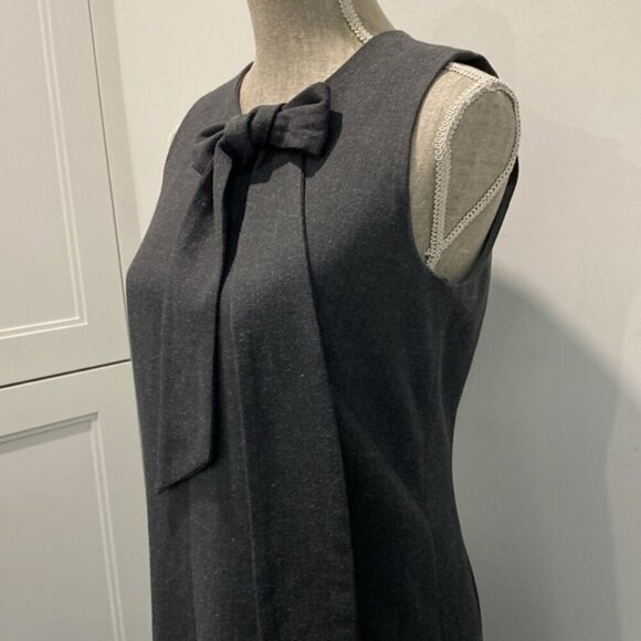 Adrienne Vittadini Gray Dress Sleeveless size 4 - Picture 5 of 13